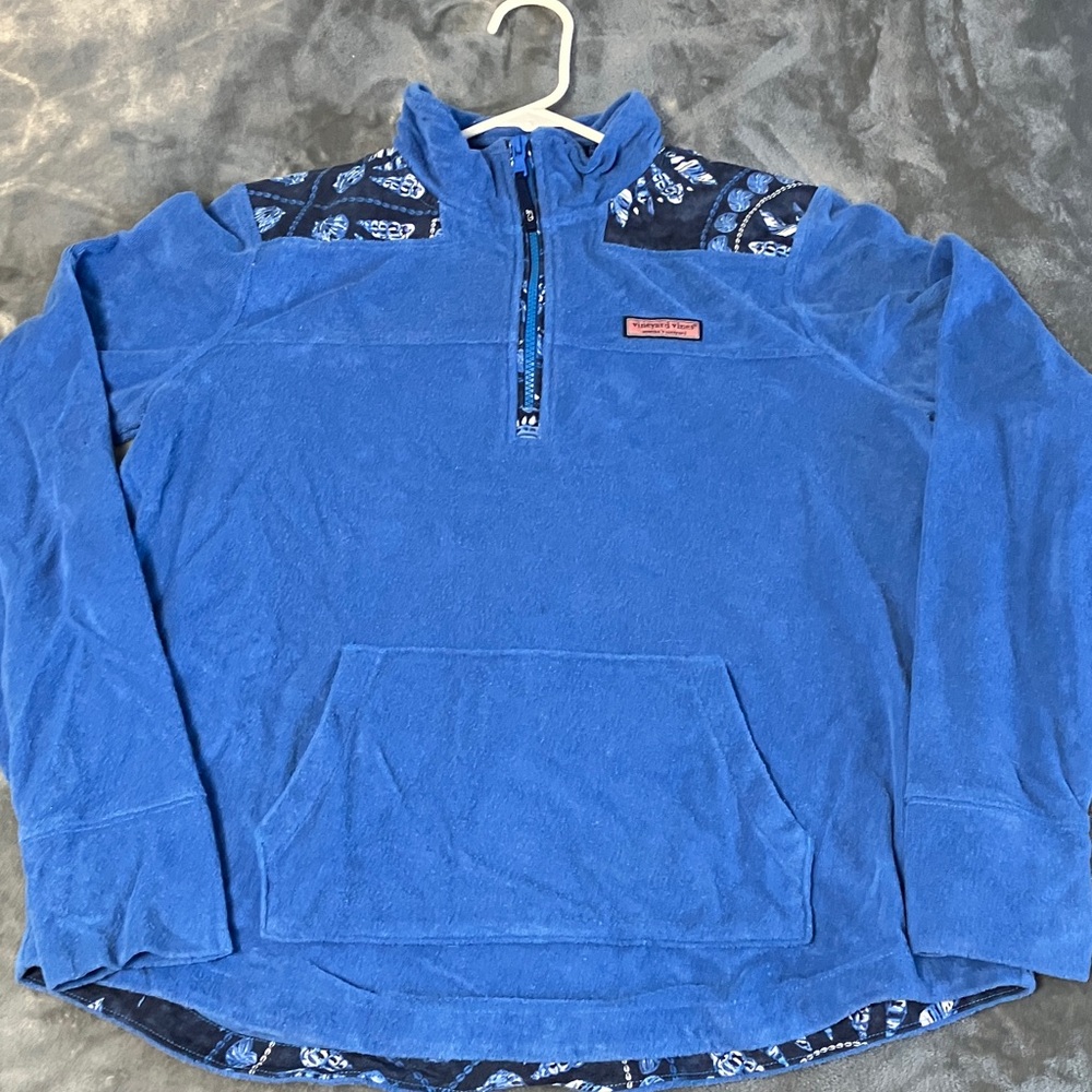 Vineyard Vines Women’s Blue Zip-Up. Size Small.